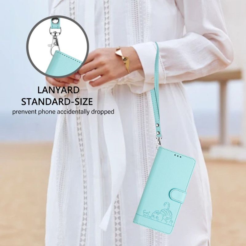 Folio-hoesje Samsung Galaxy S25 Ultra 5g Telefoonhoesje Kattenmotief