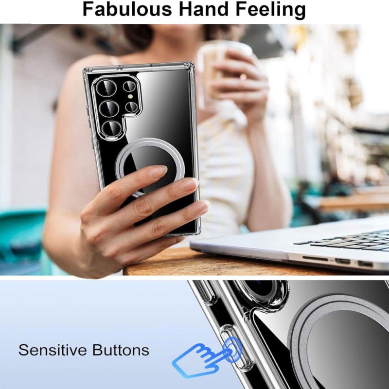 Hoesje Samsung Galaxy S25 Ultra 5g Beschermhoes Compatibel Met Magsafe