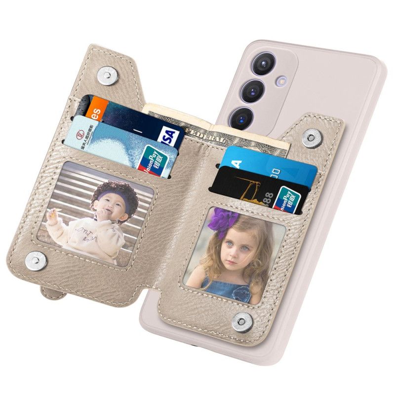 Hoesje Samsung Galaxy S25 Ultra 5g Functionele Kaarthouder En -standaard Bescherming Hoesje