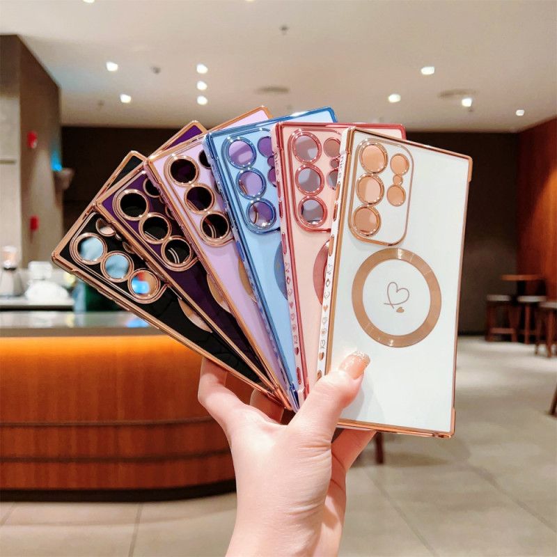 Hoesje Samsung Galaxy S25 Ultra 5g Getint Magsafe-compatibel Bescherming Hoesje