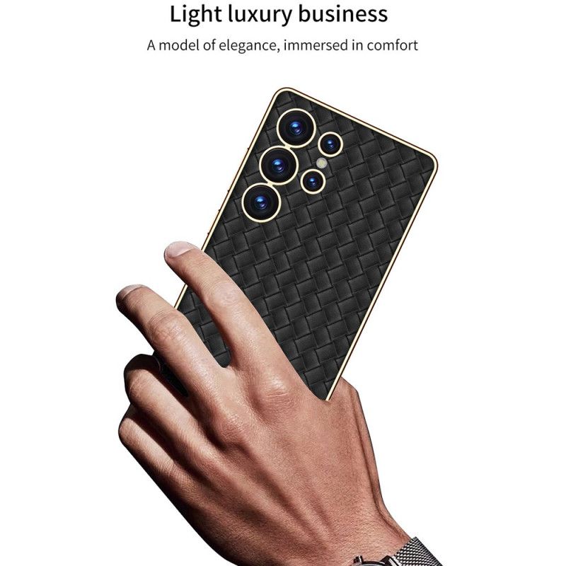 Hoesje Samsung Galaxy S25 Ultra 5g Geweven Textuur