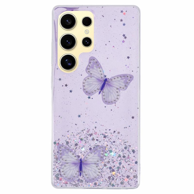 Hoesje Samsung Galaxy S25 Ultra 5g Glittervlinders