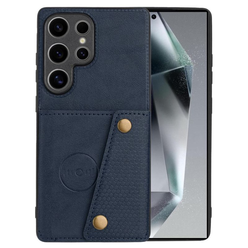 Hoesje Samsung Galaxy S25 Ultra 5g Kaarthouder In Retrostijl Bescherming Hoesje