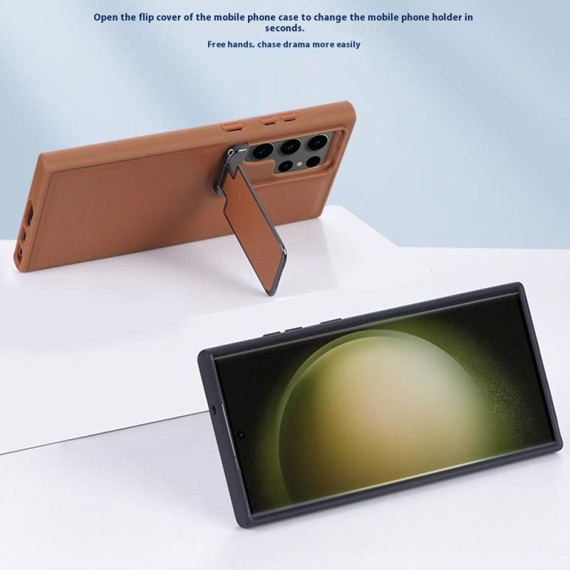 Hoesje Samsung Galaxy S25 Ultra 5g Klassieke Gkk-standaard Bescherming Hoesje