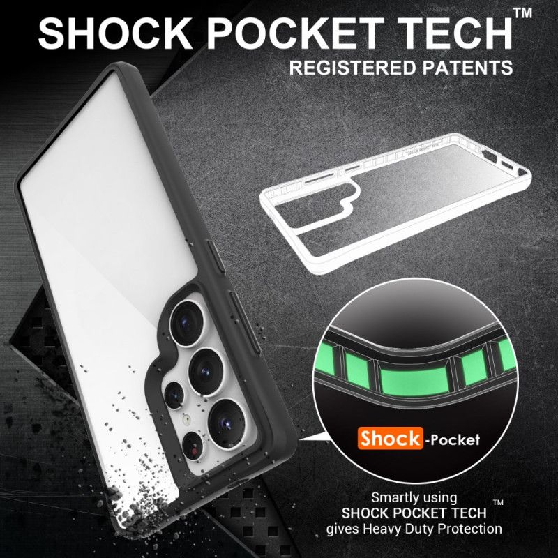 Hoesje Samsung Galaxy S25 Ultra 5g Klassieke Hybride Bescherming Hoesje