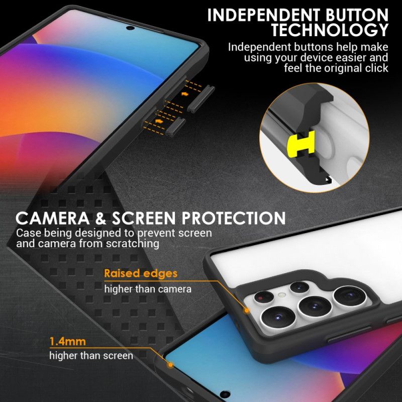 Hoesje Samsung Galaxy S25 Ultra 5g Klassieke Hybride Bescherming Hoesje