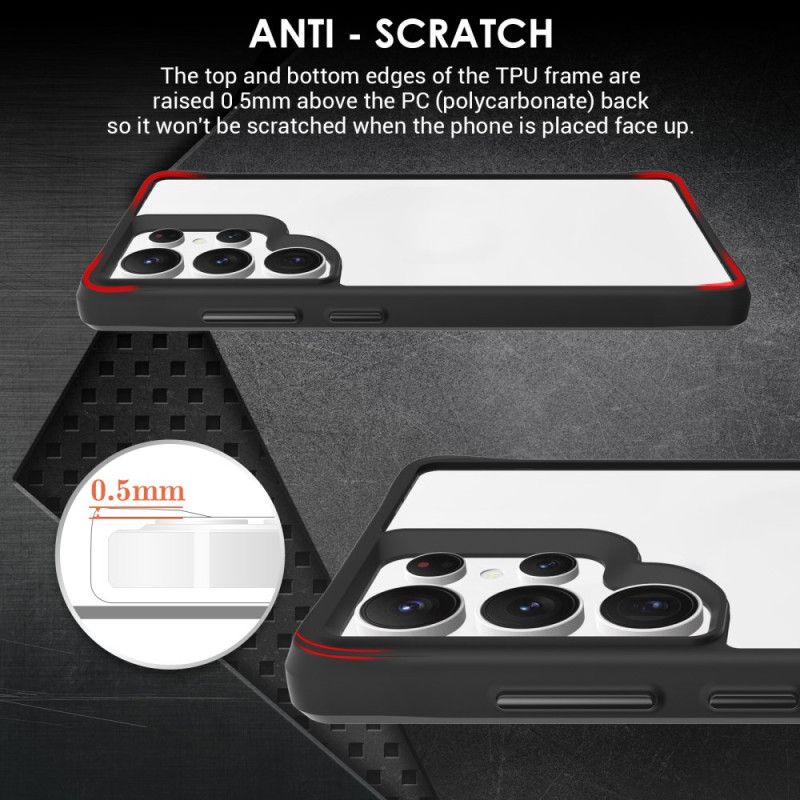 Hoesje Samsung Galaxy S25 Ultra 5g Klassieke Hybride Bescherming Hoesje