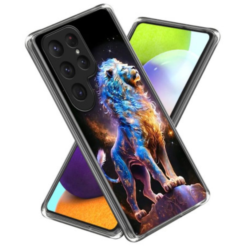 Hoesje Samsung Galaxy S25 Ultra 5g Kleurrijke Leeuw