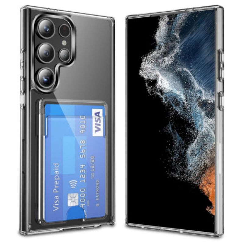 Hoesje Samsung Galaxy S25 Ultra 5g Transparant Met Kaarthouder