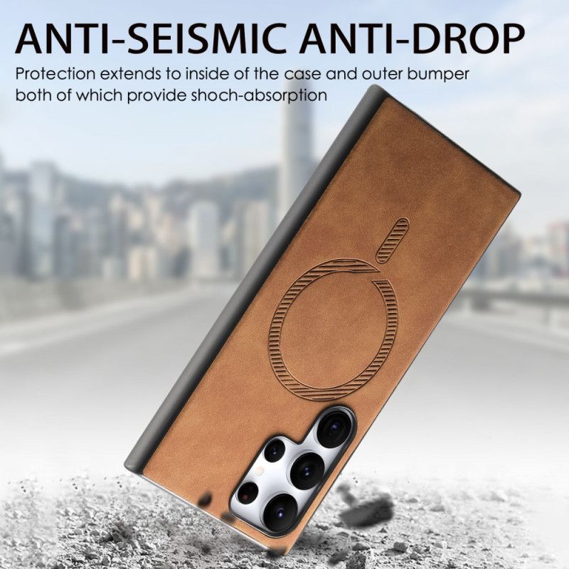 Hoesje Samsung Galaxy S25 Ultra 5g Vintage Magsafe-compatibel