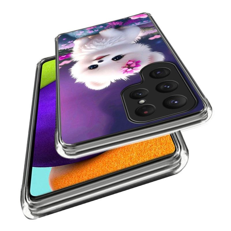 Hoesje Samsung Galaxy S25 Ultra 5g Witte Puppy
