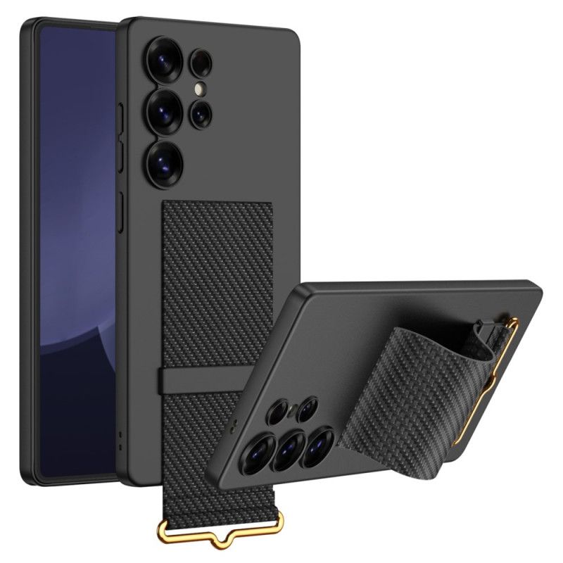 Hoesje Voor Samsung Galaxy S25 Ultra 5g Gkk-bandje En -standaard