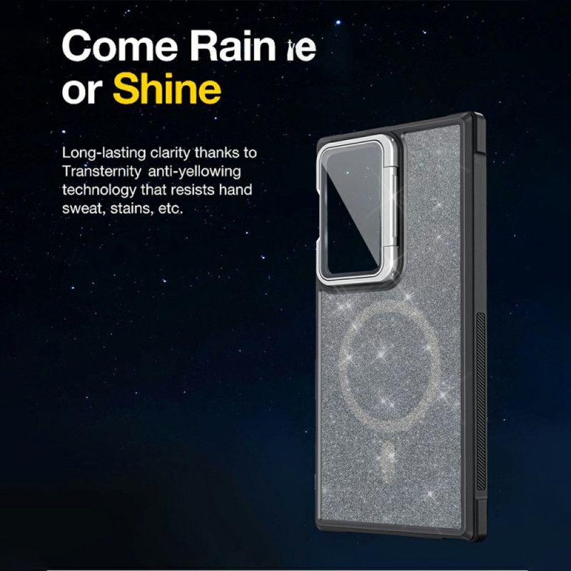 Hoesje Voor Samsung Galaxy S25 Ultra 5g Glitter Met Ingebouwde Standaard