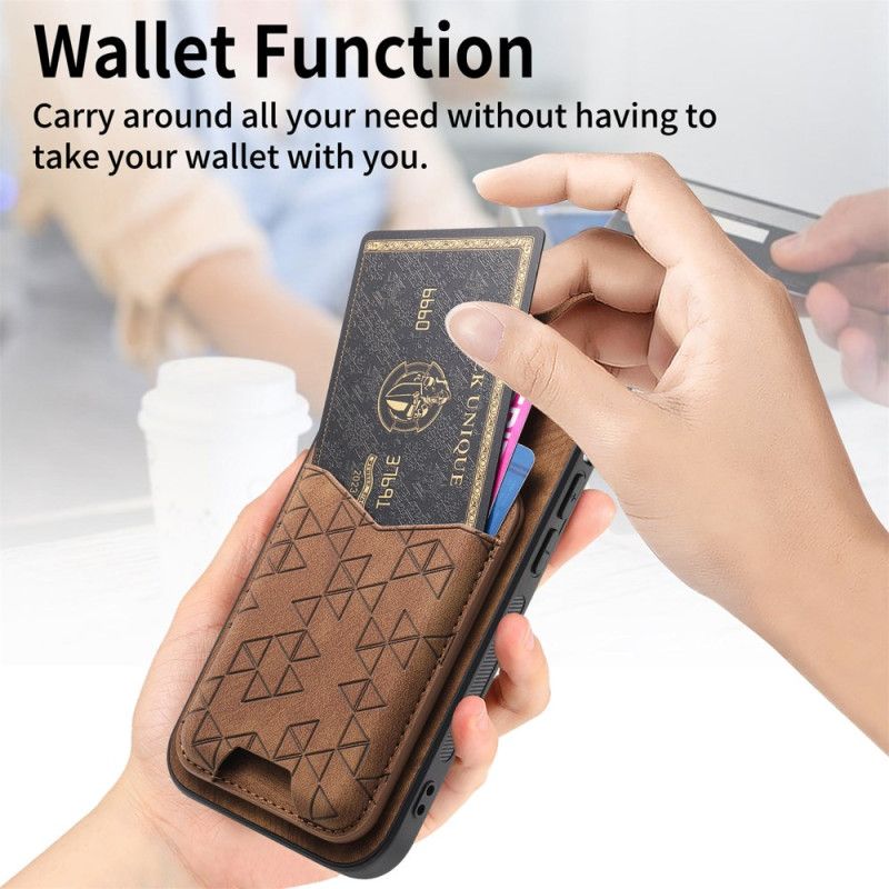 Hoesje Voor Samsung Galaxy S25 Ultra 5g Kaarthouder En -standaard Met Print