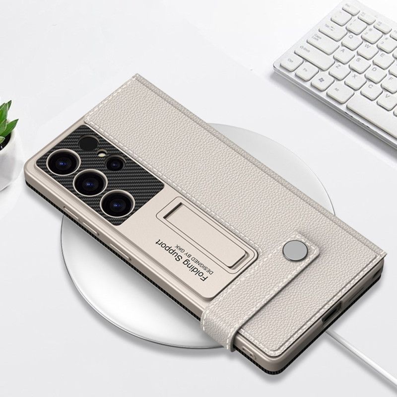 Hoesje Voor Samsung Galaxy S25 Ultra 5g Met Gkk-kaarthouder En -standaard