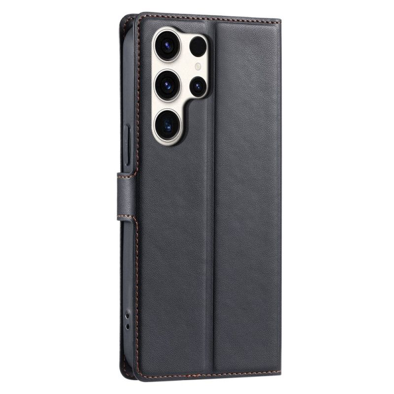 Leren Hoesje Samsung Galaxy S25 Ultra 5g Stippenpatroon Bescherming Hoesje