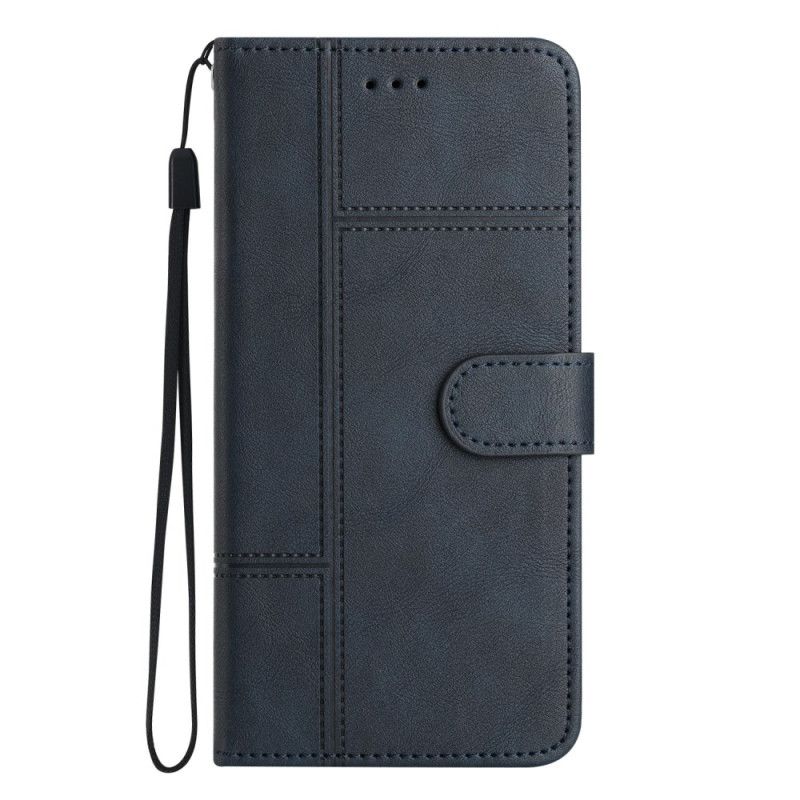 Leren Hoesje Samsung Galaxy S25 Ultra 5g Zakelijke Stijl Bescherming Hoesje