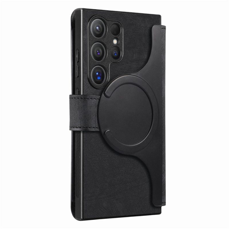 Leren Hoesje Voor Samsung Galaxy S25 Ultra 5g Afneembaar Magnetisch Rfid-hoesje