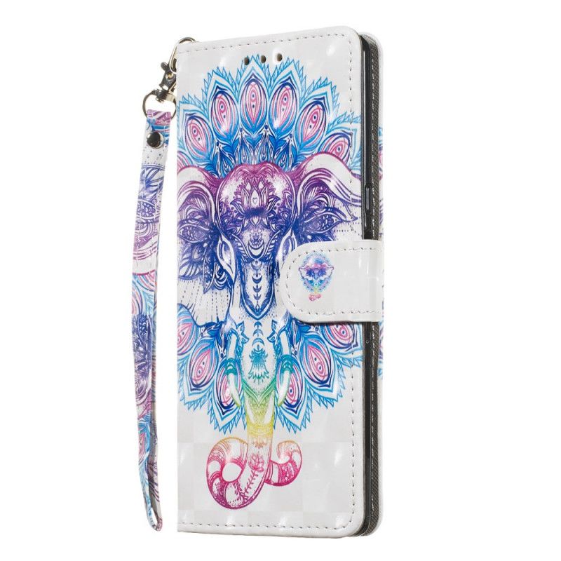 Bescherming Hoesje Sony Xperia 10 Telefoonhoesje Olifant Patroon Mandala