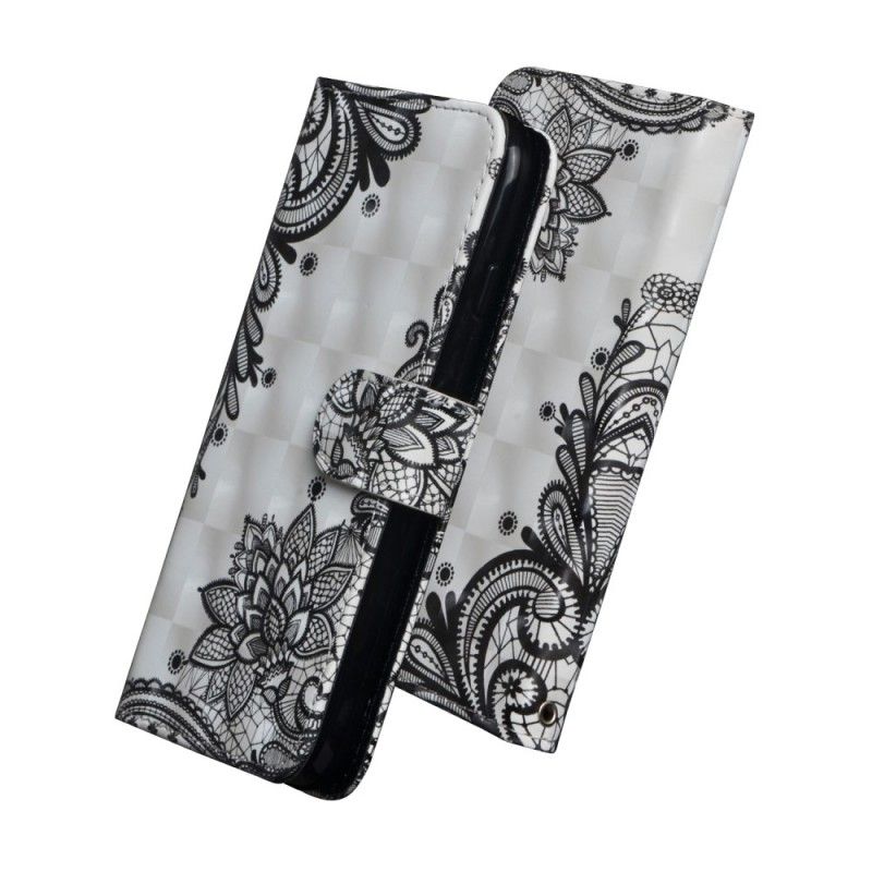 Flip Case Leren Sony Xperia 10 Chique Kant
