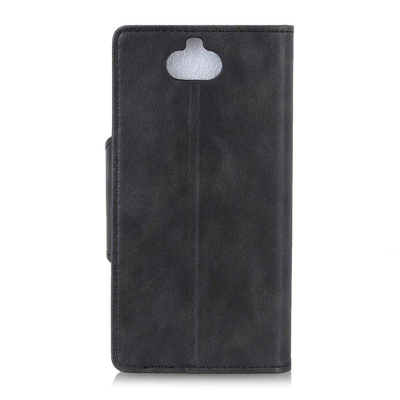 Leren Hoesje Sony Xperia 10 Knoop Imitatieleer