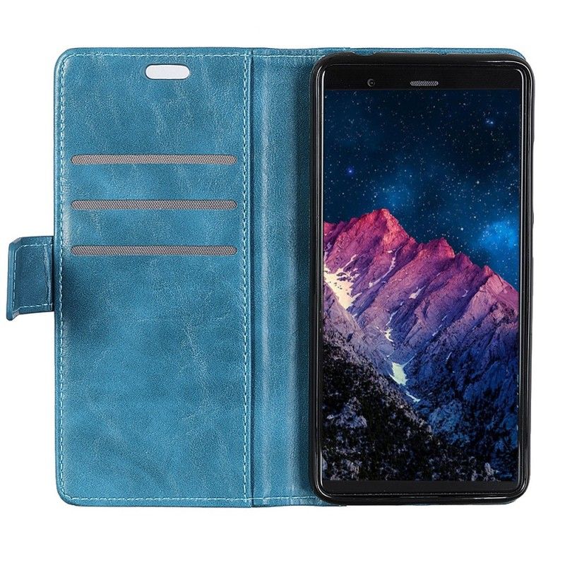 Leren Hoesje voor Sony Xperia 10 Antiek Leereffect