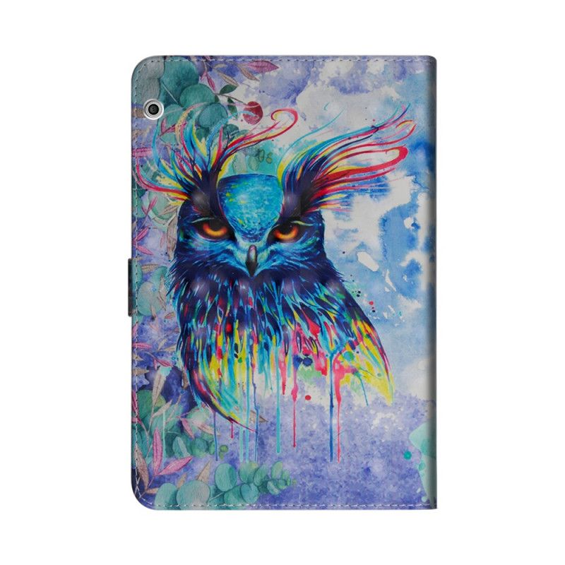 Bescherming Hoesje Huawei MediaPad T3 10 Telefoonhoesje Uil