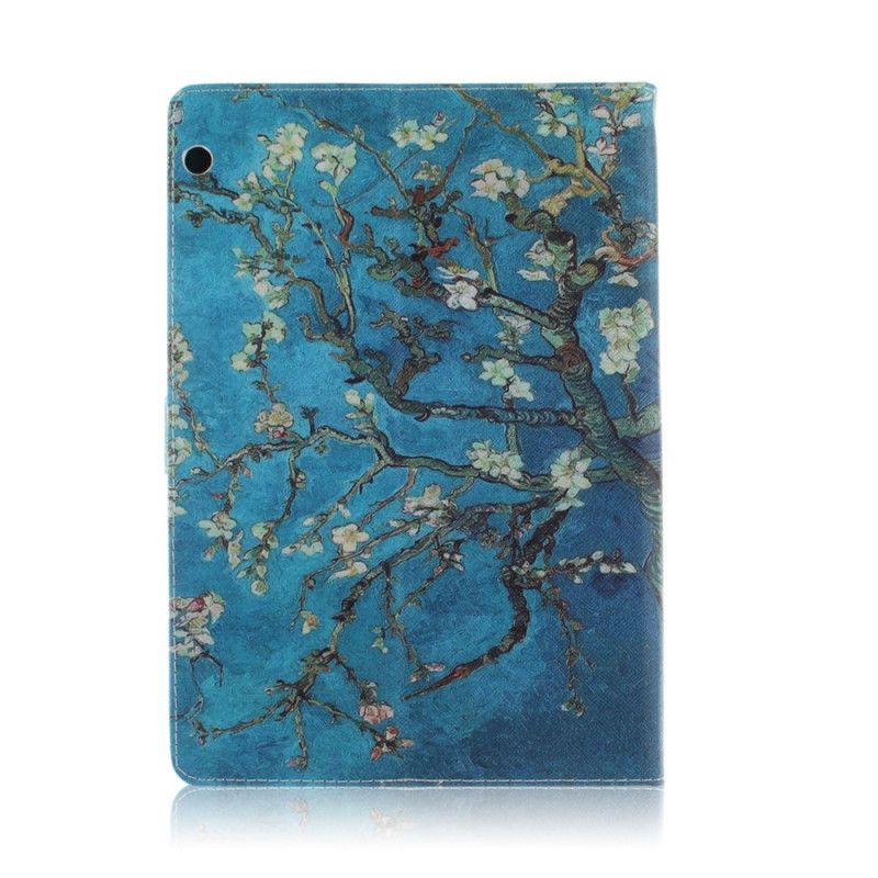 Cover Folio-hoesje Huawei MediaPad T3 10 Telefoonhoesje Bloeiende Takken