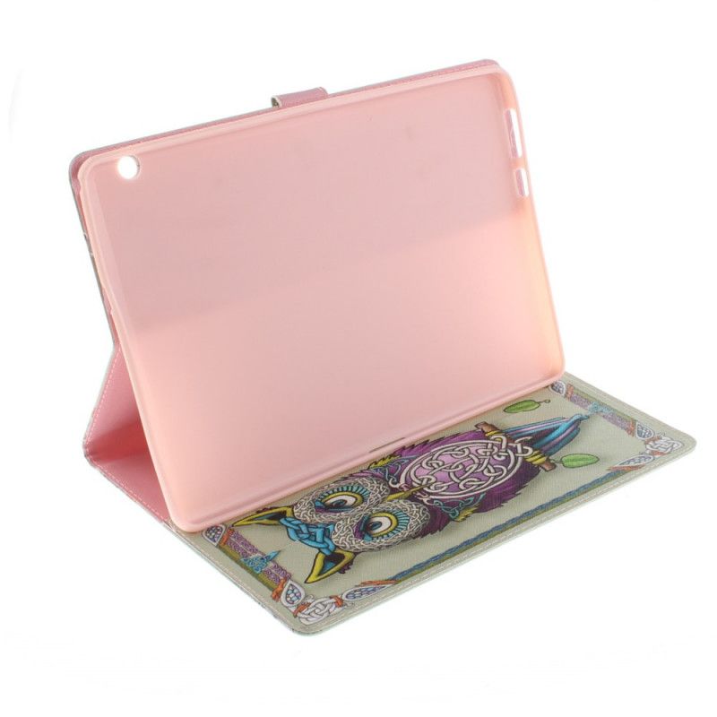 Cover Folio-hoesje Huawei MediaPad T3 10 Telefoonhoesje Uil Art