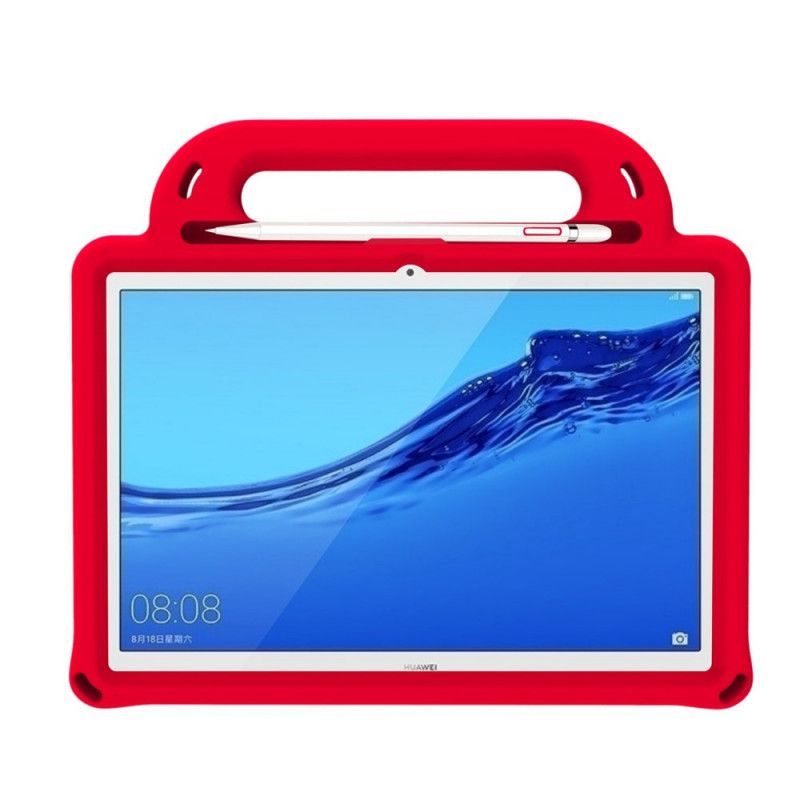 Hoesje voor Huawei MediaPad T3 10 Rood Zwart Multifunctionele Kinderen