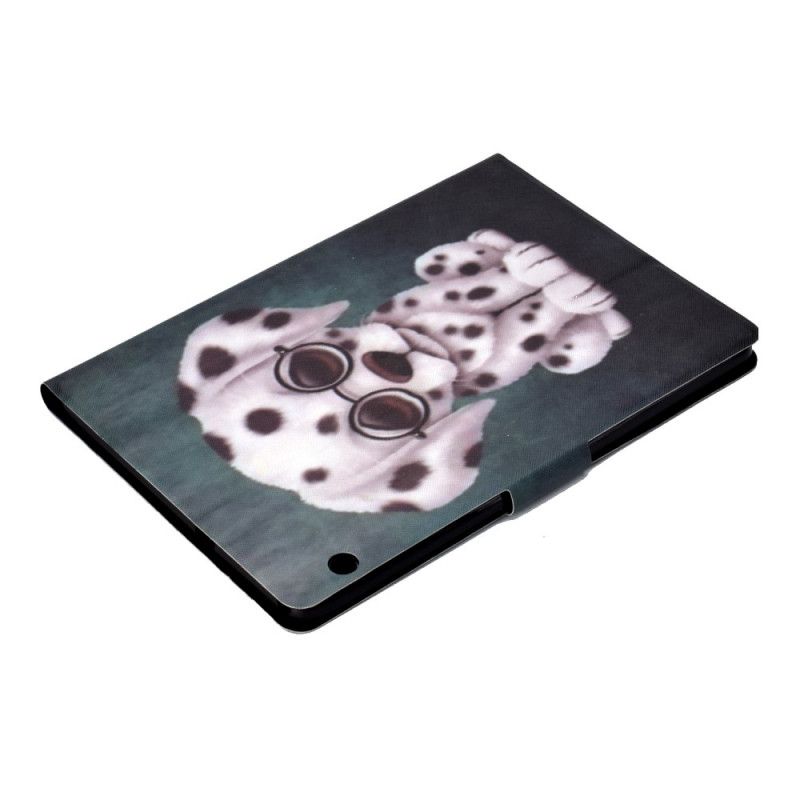 Leren Hoesje Huawei MediaPad T3 10 Hond Met Bril