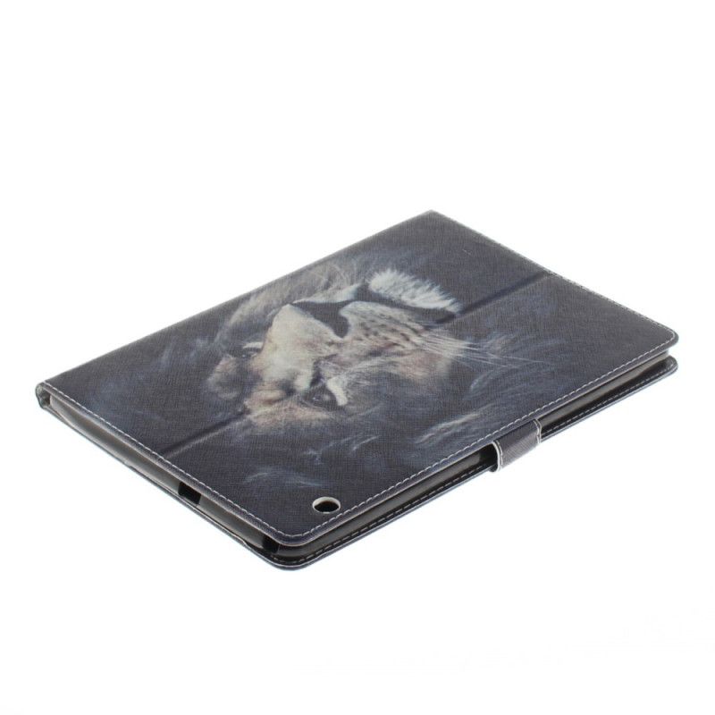 Leren Hoesje Huawei MediaPad T3 10 Telefoonhoesje Leeuwenkop