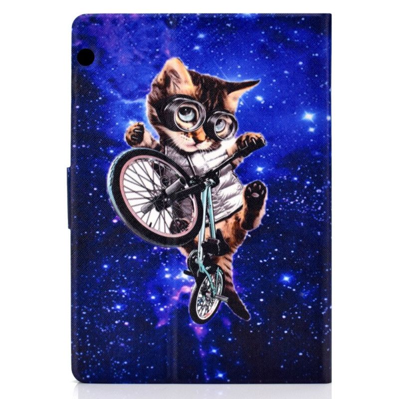 Leren Hoesje voor Huawei MediaPad T3 10 Cyclo-Kat