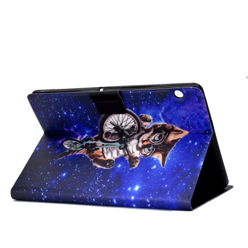 Leren Hoesje voor Huawei MediaPad T3 10 Cyclo-Kat