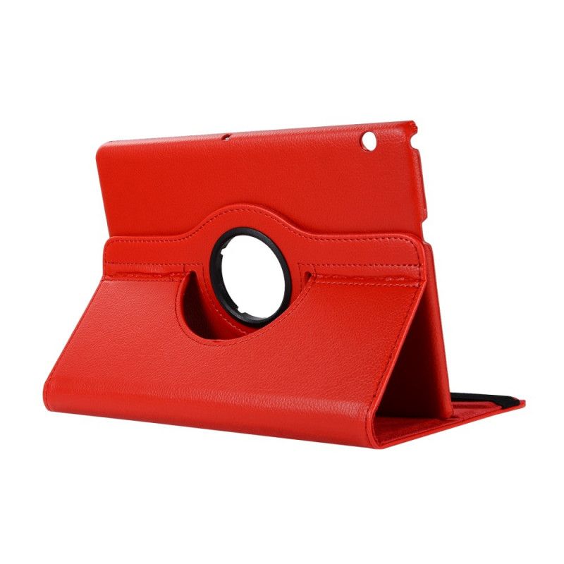Leren Hoesje voor Huawei MediaPad T3 10 Magenta Rood 360 ° Draaibare Lychee Leerstijl
