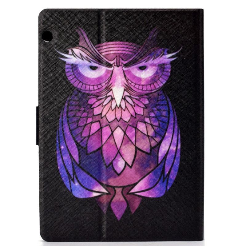 Leren Hoesje voor Huawei MediaPad T3 10 Onaangename Uil