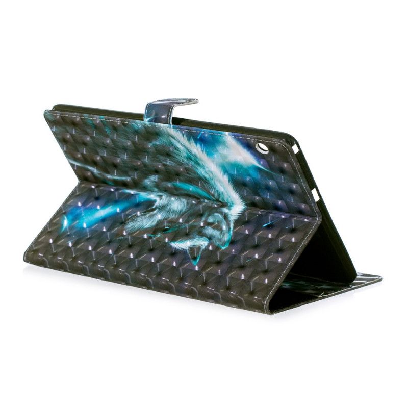 Leren Hoesje voor Huawei MediaPad T3 10 Wilde Wolf
