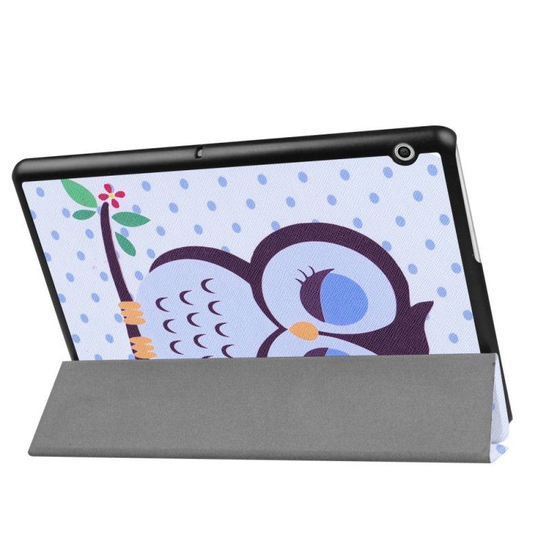 Smart Case Huawei MediaPad T3 10 Slapende Uil