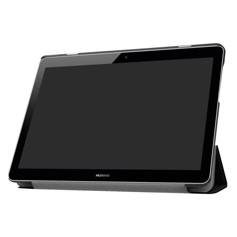 Smart Case Huawei MediaPad T3 10 Wit Zwart Drievoudig Versterkt