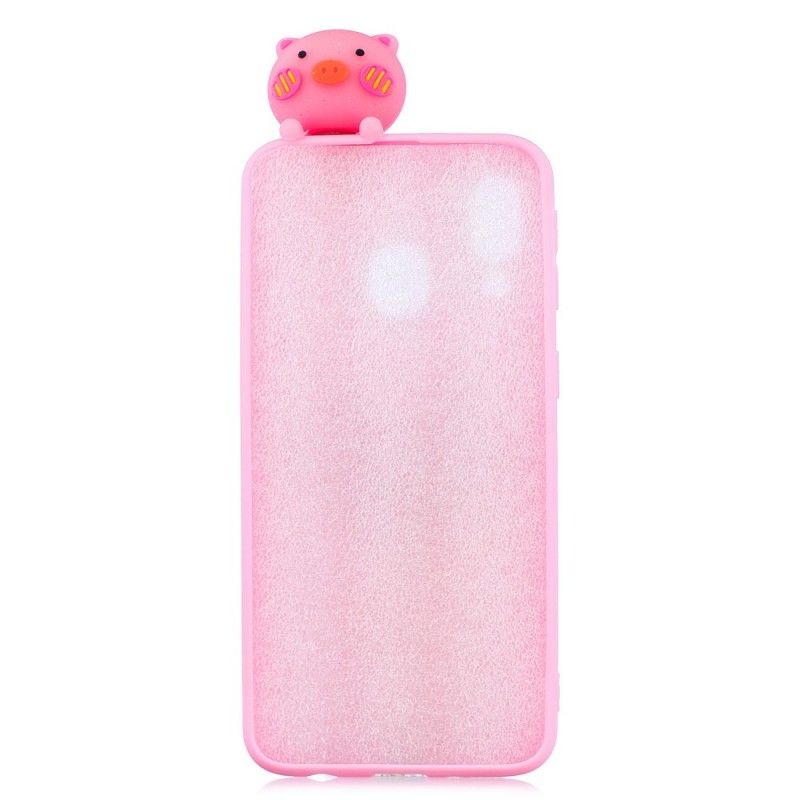 Case Hoesje Samsung Galaxy A40 Telefoonhoesje 3D Apollo Het Varken