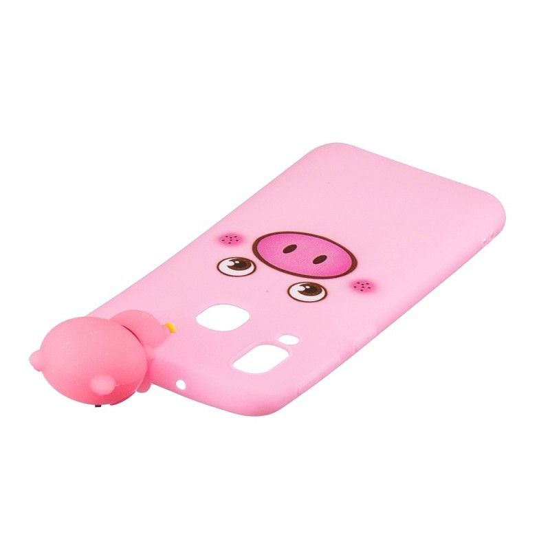 Case Hoesje Samsung Galaxy A40 Telefoonhoesje 3D Apollo Het Varken