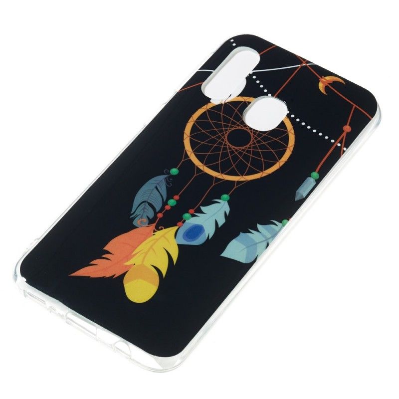 Case Hoesje Samsung Galaxy A40 Telefoonhoesje Unieke Fluorescerende Dromenvanger