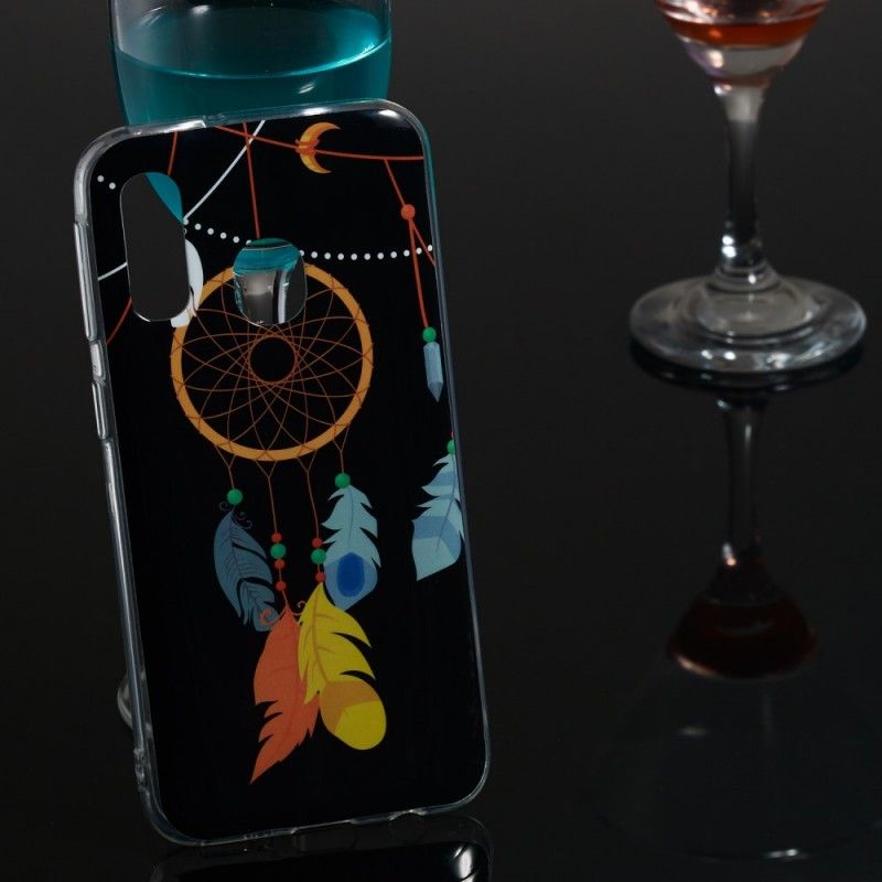 Case Hoesje Samsung Galaxy A40 Telefoonhoesje Unieke Fluorescerende Dromenvanger