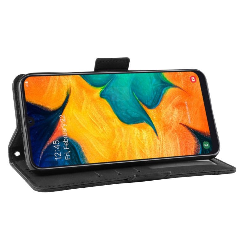 Cover Folio-hoesje Samsung Galaxy A40 Rood Zwart Telefoonhoesje Eersteklas Multikaart