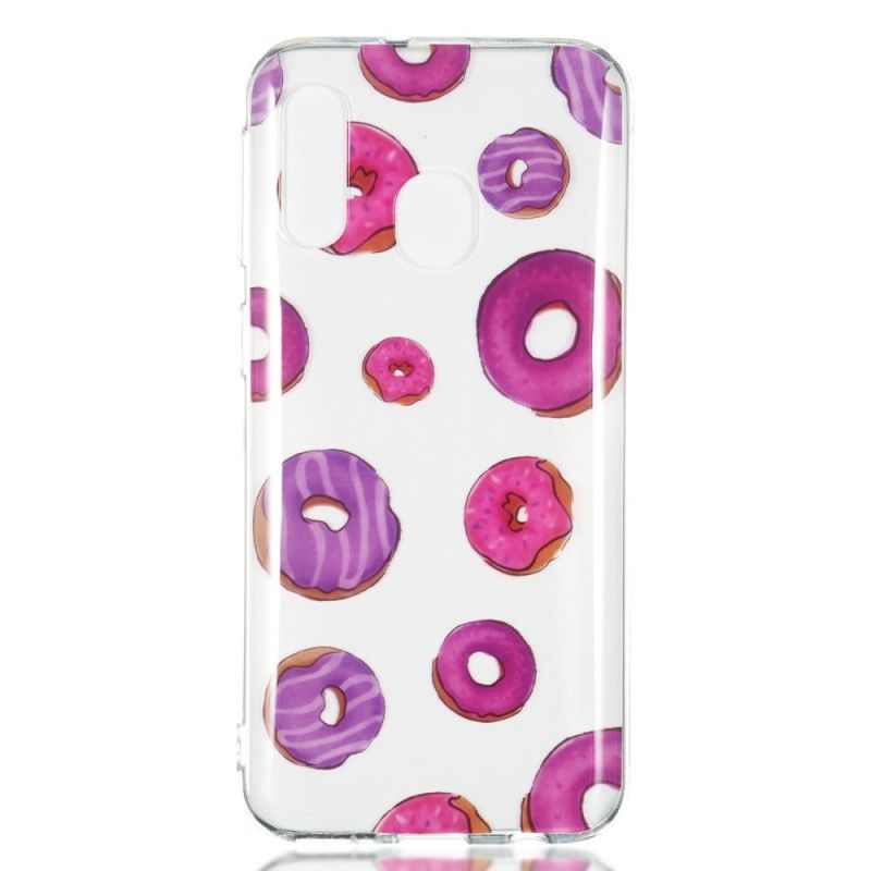Cover Hoesje Samsung Galaxy A40 Telefoonhoesje Fan Van Donuts