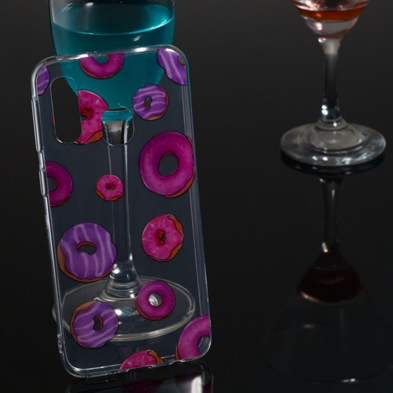 Cover Hoesje Samsung Galaxy A40 Telefoonhoesje Fan Van Donuts