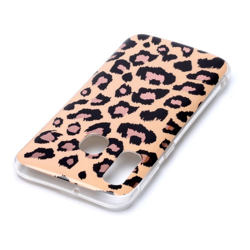 Cover Hoesje Samsung Galaxy A40 Telefoonhoesje Marmer In Luipaardstijl