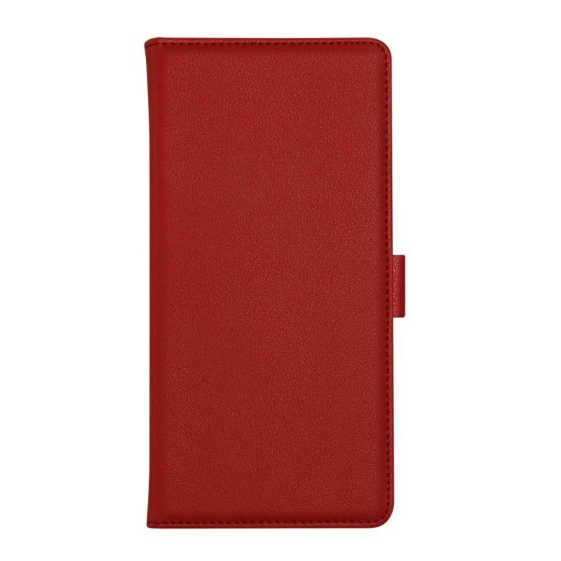 Flip Case Leren Samsung Galaxy A40 Rood Dzgogo Milo-Serie