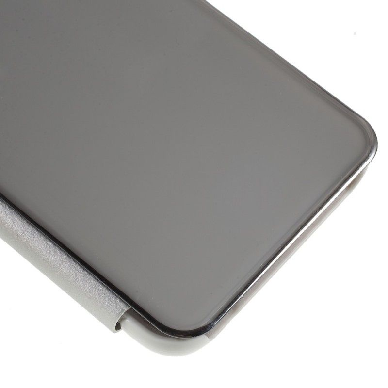 Folio-hoesje Samsung Galaxy A40 Donkerblauw Zwart Spiegel