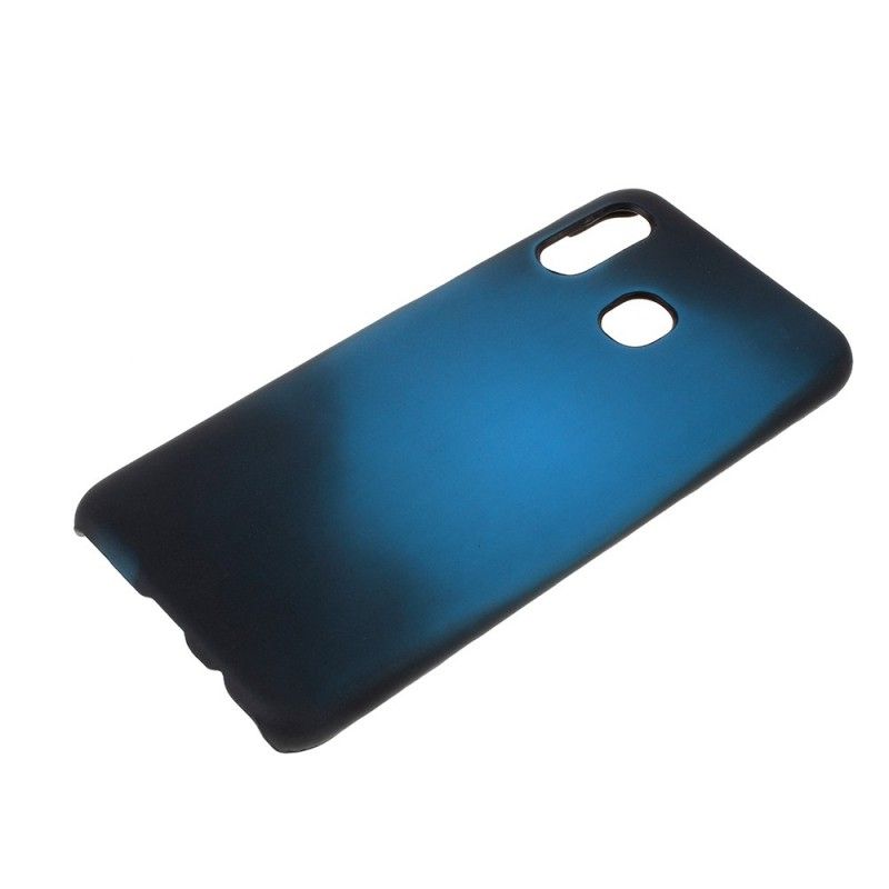 Hoesje Samsung Galaxy A40 Donkerrood Donkerblauw Fluorescerend